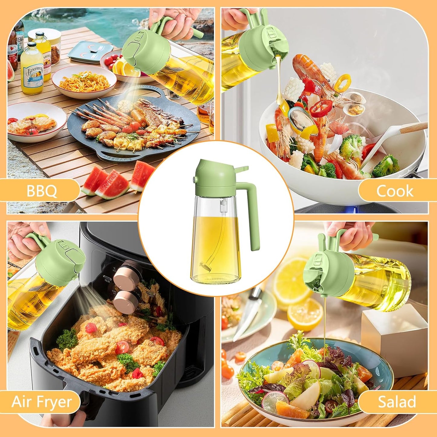 LuxeMist™ Elite Oil Sprayer & Dispenser